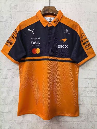 2026 Maclaren Orange/Black Shirt Racing Polo