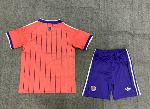 with Blue Shorts Youth Uniform Kids Kit 2026 Scotland Away Soccer Jersey Shorts Child Football Set