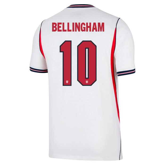 Fan Version 2026 England #7 SAKA #11 RASHFORD #4 RICE #19 EZE #9 KANE #10 BELLINGHAM #17 FODEN Home Soccer Jersey Football Shirt