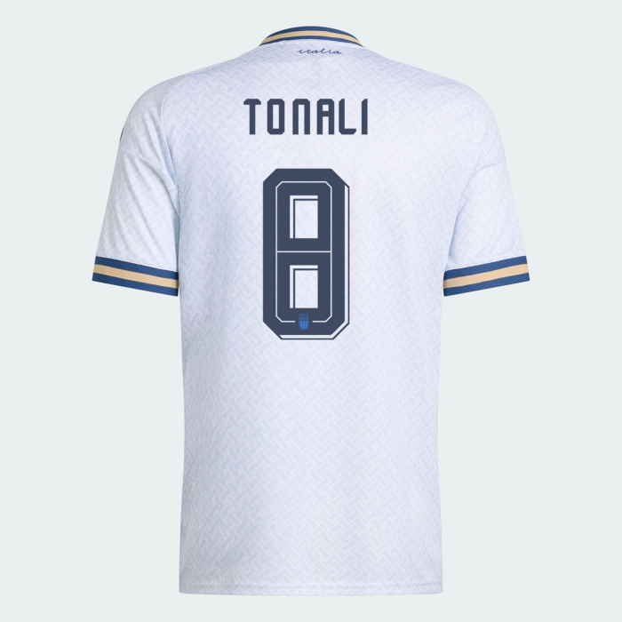 Fan Version 2026 Italy #13 CALAFRORI #18 BARELLA #3 DIMARCO #5 LOCATELLI #14 CHIESA #10 RASPADORI #8 TONALI Away White Soccer Jersey Football Shirt