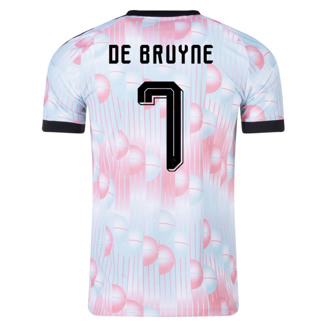 Fan Version 2025-2026 BEL #7 DE BRUYNE,#11 DOKU,#10 LUKAKU,#9 TRASSARD Away Soccer Jersey Football Shirt