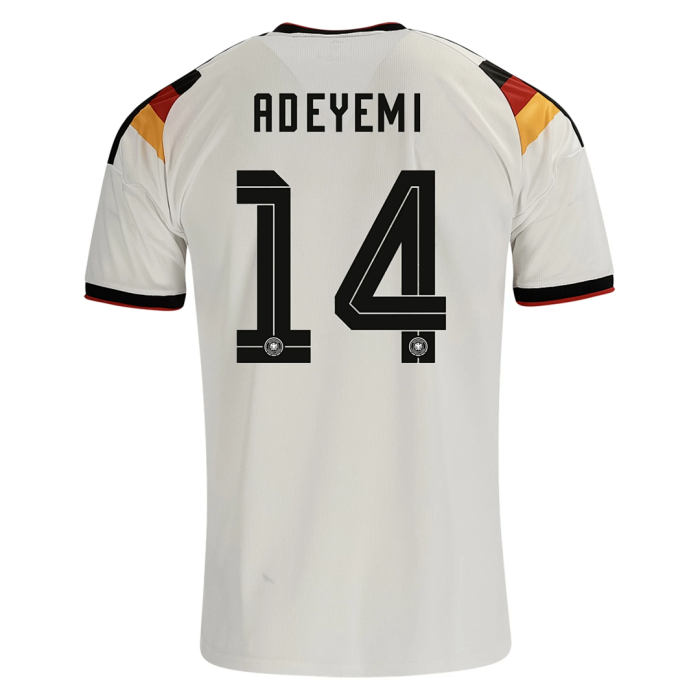Fan Version 2026 Germany #6 KIMMICH,#17 WIRTZ,#19 SANE,#11 WOLTEMADE,#20 GNABRY,#10 MUSIALA,#7 HAVERTZ,#2 RUDIGER,#14 ADEYEMI Home Soccer Jersey Football Shirt