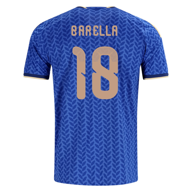 Fan Version 2026 Italy #13 CALAFRORI #18 BARELLA #3 DIMARCO #5 LOCATELLI #14 CHIESA #10 RASPADORI #8 TONALI Home Soccer Jersey Football Shirt