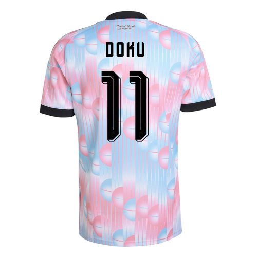 Fan Version 2025-2026 BEL #7 DE BRUYNE,#11 DOKU,#10 LUKAKU,#9 TRASSARD Away Soccer Jersey Football Shirt