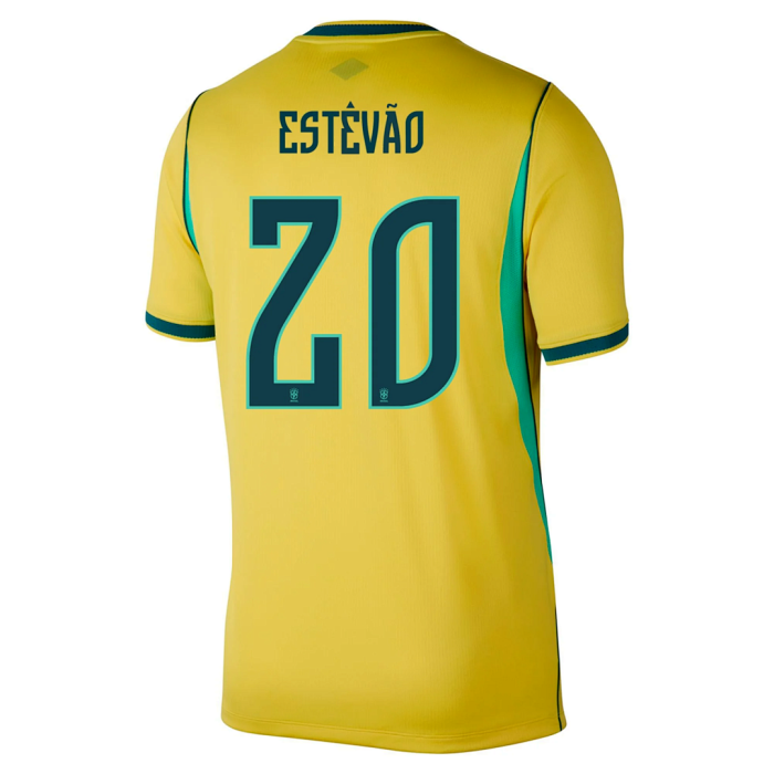 Fan Version 2026 Brazil #8 BRUNO G.,#10 NEYMAR JR.,#4 MARQUINHOS,#11 RAPHINA,#7 VINI JR.,#5 CASEMIRO,#2 JOAO PEDRO,#20 ESTEVAO,#9 ENDRICK Home Soccer Jersey Brasil Camisetas de Futbol