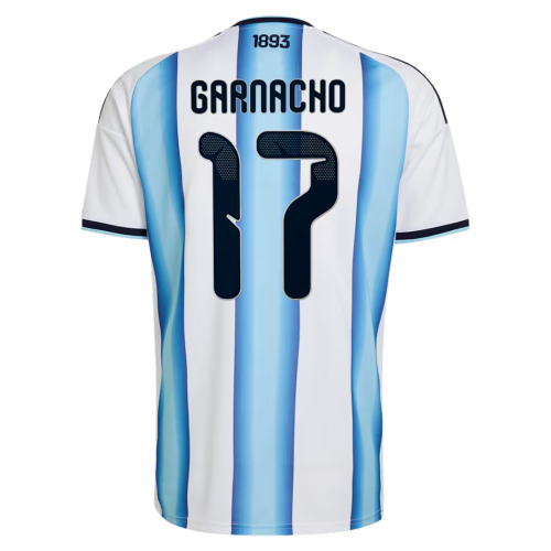 with FIFA World Champions 2022 Patch Fan Version 2026 Argentina #7 DE PAUL,#20 MAC ALLISTER,#22 L.MARTINEZ,#10 MESSI,#21 MASTANTUONO,#9 J.ALVAREZ,#17 GRANACHO,#11 DI MARIA,#13 ROMERO Home Soccer Jersey Camisetas de Futbol