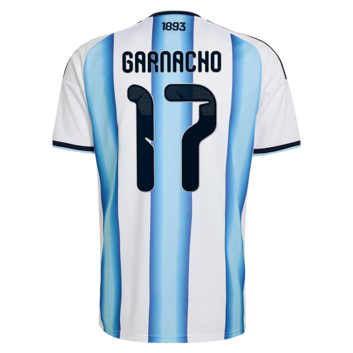 with FIFA World Champions 2022 Patch Fan Version 2026 Argentina #7 DE PAUL,#20 MAC ALLISTER,#22 L.MARTINEZ,#10 MESSI,#21 MASTANTUONO,#9 J.ALVAREZ,#17 GRANACHO,#11 DI MARIA,#13 ROMERO Home Soccer Jersey Camisetas de Futbol
