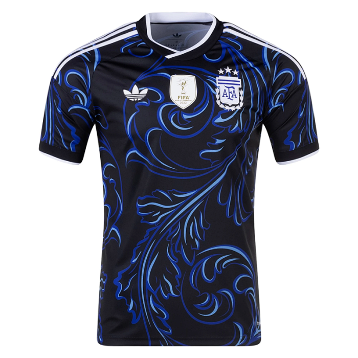 with FIFA World Champions 2022 Patch Fan Version 2026 Argentina #7 DE PAUL,#20 MAC ALLISTER,#22 L.MARTINEZ,#10 MESSI,#21 MASTANTUONO,#9 J.ALVAREZ,#17 GRANACHO,#11 DI MARIA,#13 ROMERO Away Soccer Jersey Camisetas de Futbol