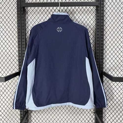 Retro Jacket 2006 Argentina Dark Blue Soccer Windbreaker Jacket Football Jacket