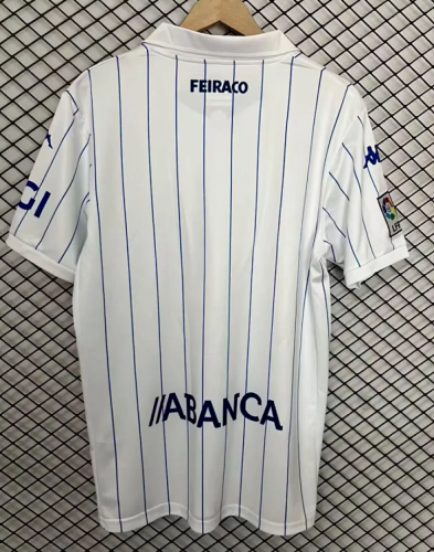 Fan Version 2025-2026 Deportivo La Coruña White Retro Model Soccer Jersey