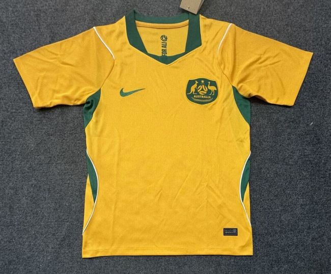 Fan version 2026 Australia Home Soccer Jersey Football Shirt