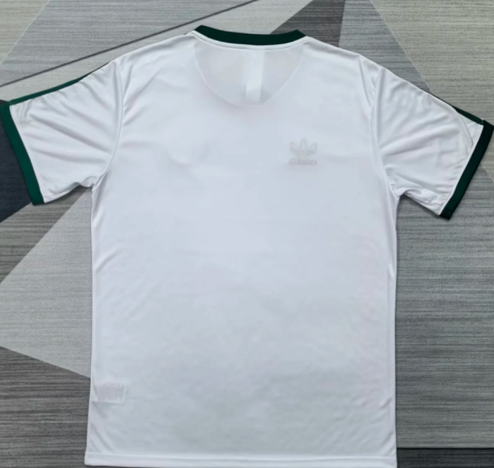 Fan Version 2026-2027 AD Oasis White/Green Soccer Jersey Football Shirt