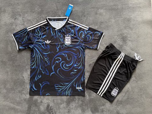 Adult Uniform 2026 Argentina Away Soccer Jersey Shorts Men's Camisetas de Futbol Kit