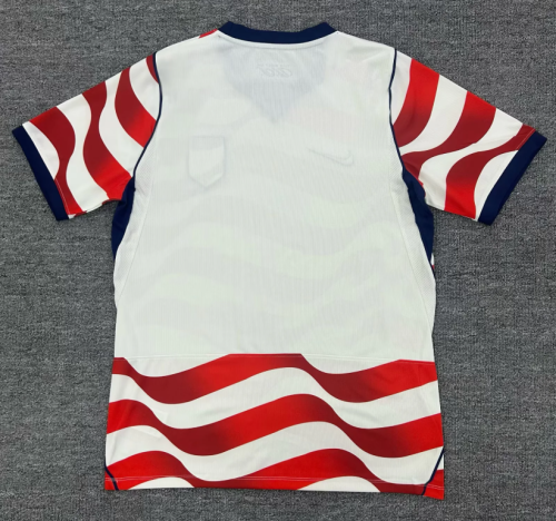 Fan Version 2026 USA Home Soccer Jersey United States Football Shirt