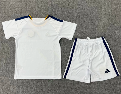 Youth Uniform Kids Kit 2026-2027 Los Angeles Galaxy Home Soccer Jersey Shorts Child Football Set
