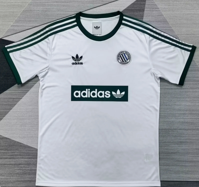 Fan Version 2026-2027 AD Oasis White/Green Soccer Jersey Football Shirt