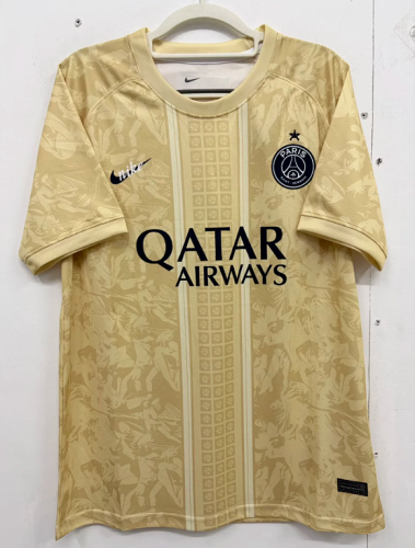 Fan Version 2026-2027 PSG Gold Concept Version Soccer Training Jersey Paris Football Maillot