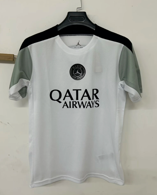 Fan Version 2026-2027 PSG White Soccer Training Jersey Paris Football Maillot