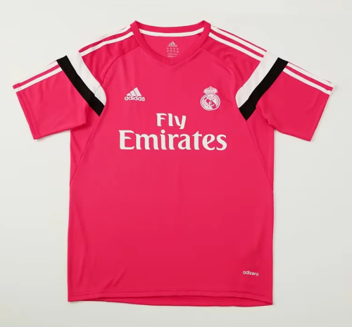 Retro Jersey 2014-2015 Real Madrid Pink Soccer Training Jersey Vintage Football Shirt