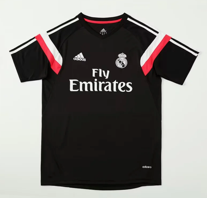 Retro Jersey 2014-2015 Real Madrid Black Soccer Training Jersey Vintage Football Shirt
