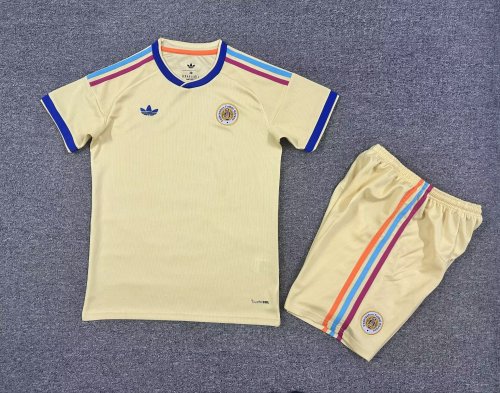 Youth Uniform Kids Kit Curacao 2026 Away Soccer Jersey Shorts Child Football Set