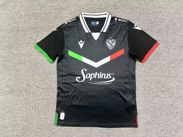 Fans Version 2026-2027 Velez Sarsfield Third Away Black Soccer Jersey Club Atlético Vélez Sársfield Football Shirt