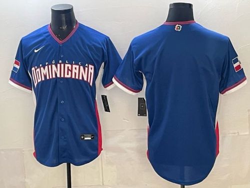2026 World Baseball Jersey Dominican Republic Blank MLB Jersey MLB Shirt