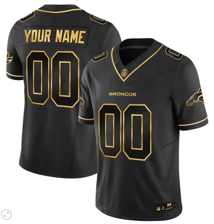 Denver Broncos Black Vapor Untouchable Limited Jersey NFL Shirt