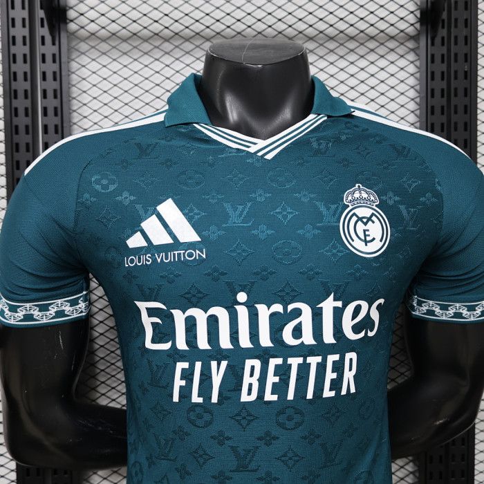 Player Version 2026-2027 Real Madrid Green Special Edition Soccer Jersey Real Football Shirt