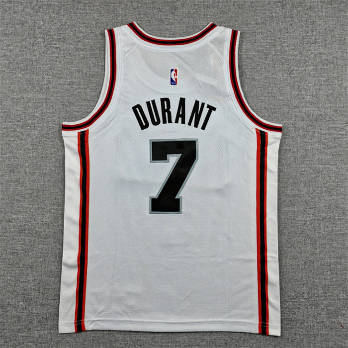 2025 City Edition Houston Rockets DURANT 7 White Basketball Shirt NBA Jersey