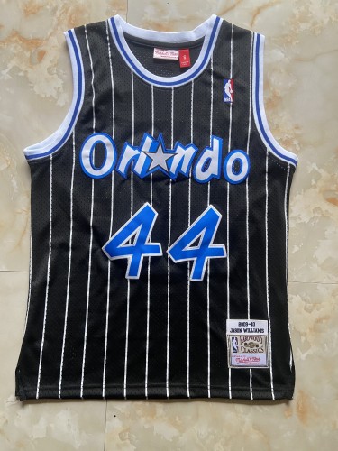 Mitchell&ness 2009-10 Orlando Magic WILLIAMS 44 Black Basketball Shirt NBA Jersey