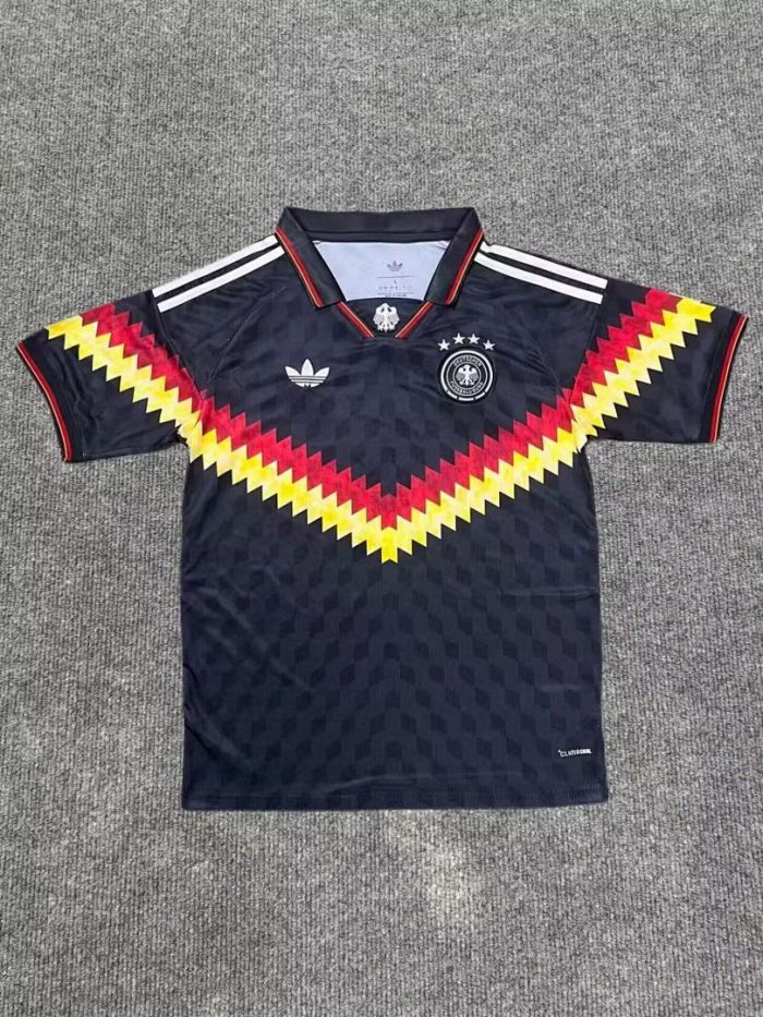 Fan Version 2026 Germany 90's polo Black Soccer Polo Football Shirt