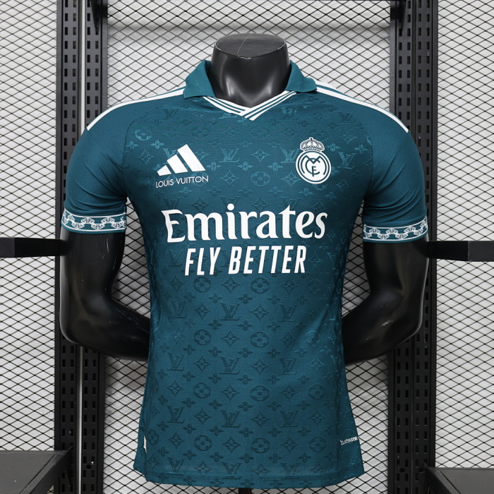 Player Version 2026-2027 Real Madrid Green Special Edition Soccer Jersey Real Football Shirt