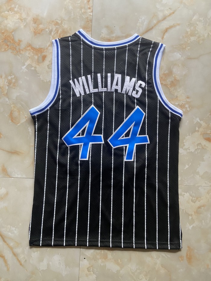 Mitchell&ness 2009-10 Orlando Magic WILLIAMS 44 Black Basketball Shirt NBA Jersey