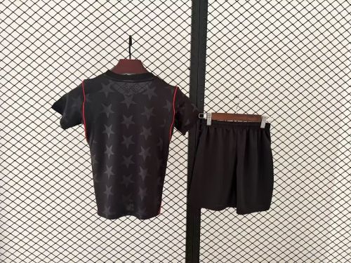Youth Uniform Kids Kit USA 2026 Away Soccer Jersey Shorts United States Child Football Set