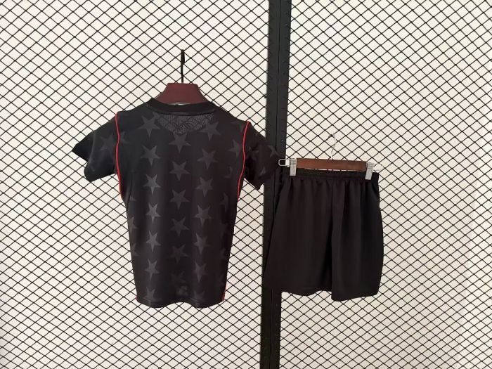 Youth Uniform Kids Kit USA 2026 Away Soccer Jersey Shorts United States Child Football Set