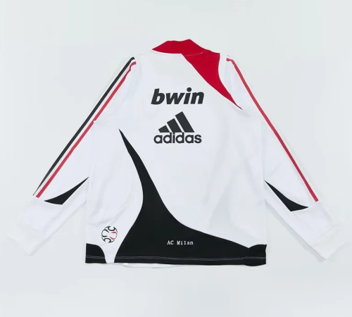 Retro 2007-2008 AC Milan White Soccer Training Sweater