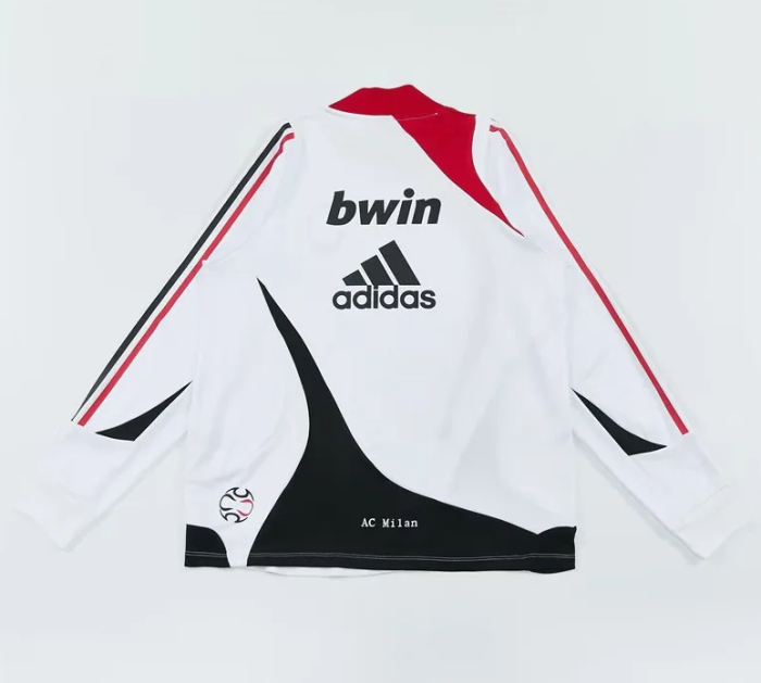 Retro 2007-2008 AC Milan White Soccer Training Sweater