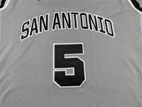 2026 Statement Edition San Antonio Spurs 5 CASTLE Grey NBA Jersey Basketball Shirt