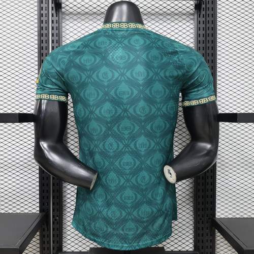 Player Version 2026-2027 Real Madrid Green/Gold Special Edition Soccer Jersey Real Football Shirt