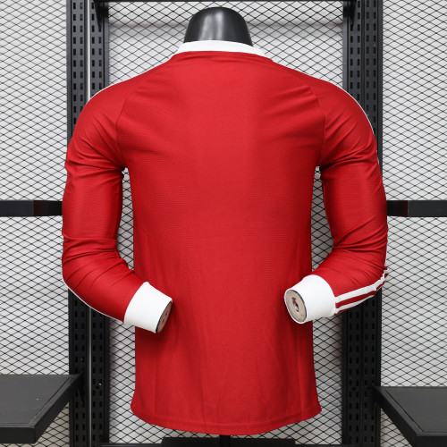 Long Sleeve Fan Version 2026-2027 Manchester United Red Original Soccer Jersey Football Shirt