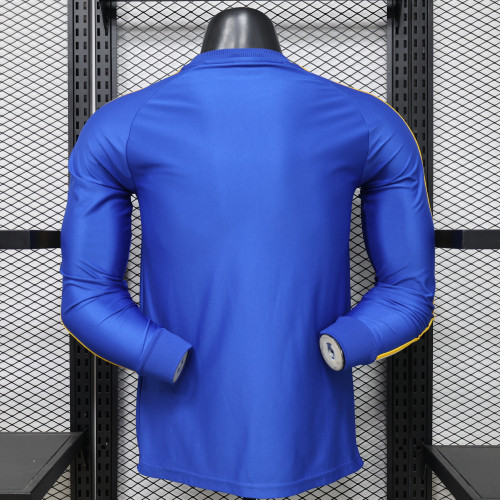 Long Sleeve Fan Version 2026-2027 Real Madrid Blue Original Soccer Jersey Real Football Shirt