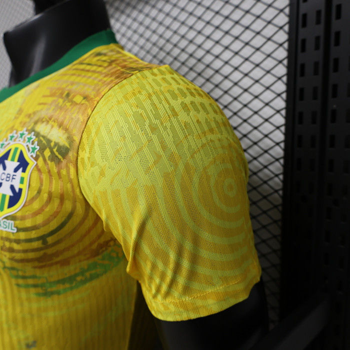 Player Version 2026 Brazil Yellow Special Edition Soccer Jersey Brasil Camisetas de Futbol