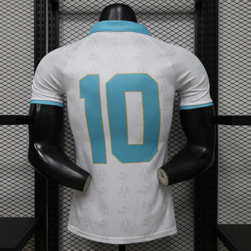 Player Version 2025-2026 Olympique de Marseille 10 White Special Edition Soccer Jersey Football Shirt