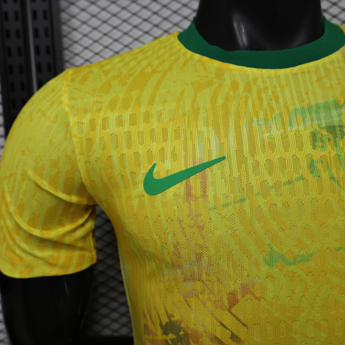 Player Version 2026 Brazil Yellow Special Edition Soccer Jersey Brasil Camisetas de Futbol