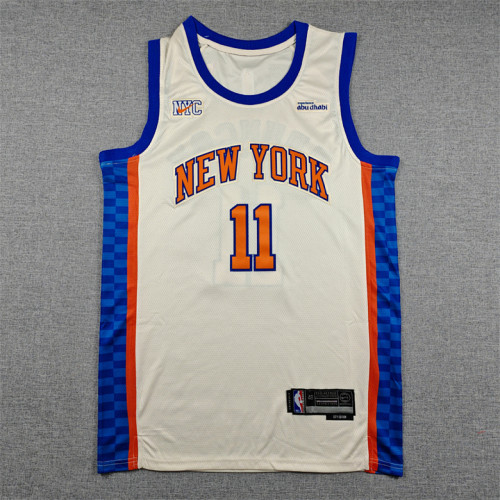 2026 City Edition New York Knicks BRUNSON 11 OFF-White NBA Shirt Men's Basketball Jersey