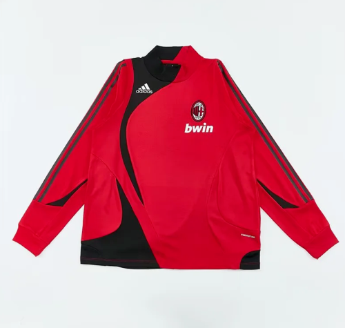 Retro 2007-2008 AC Milan Red Soccer Training Sweater
