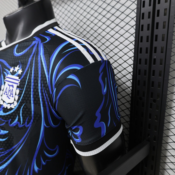 with FIFA World Champions 2022 Patch Player Version 2026 Argentina Away Soccer Jersey Camisetas de Futbol