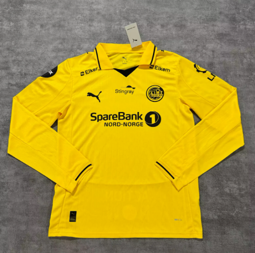 Long Sleeve Fan Version 2026-2027 FK Bodø/Glimt Home Soccer Jersey Football Shirt