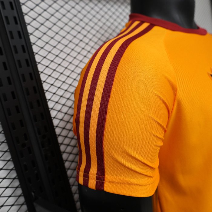 Fan Version 2025-2026 As Roma orange originals Soccer Jersey Football Shirt